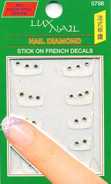 LUXNAIL STICK ON FRENCH DECALS