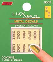 Metal decals nail sticker