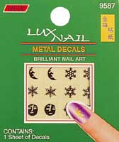 Metal decals nail sticker