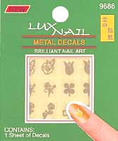 Metal decals nail sticker