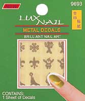 Metal decals nail sticker